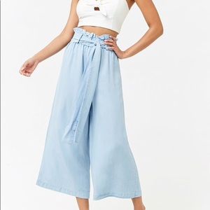 ❄️High Rise Chambray Culottes❄️